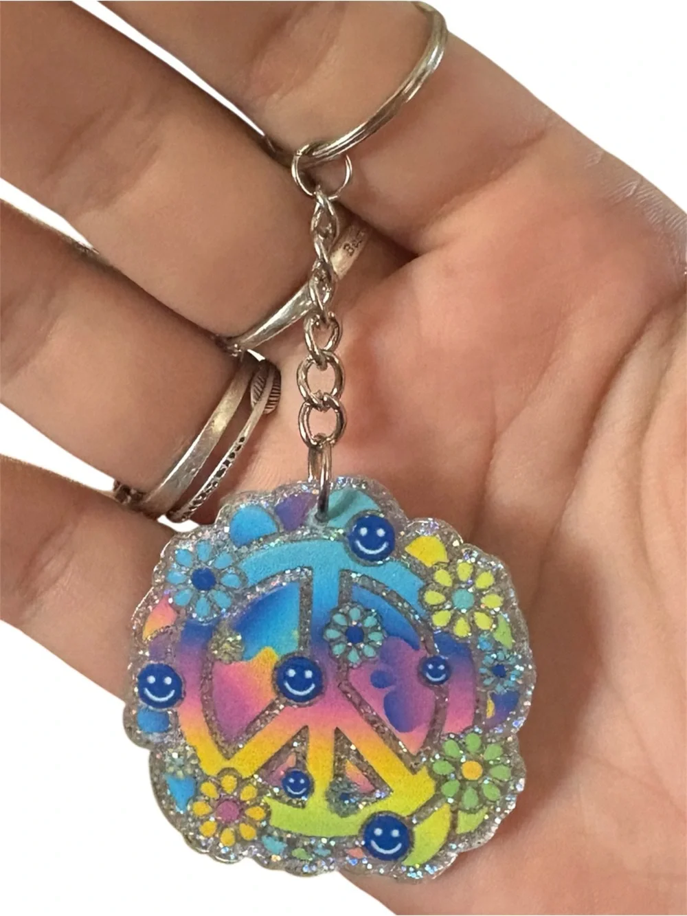 Glitter Keychains